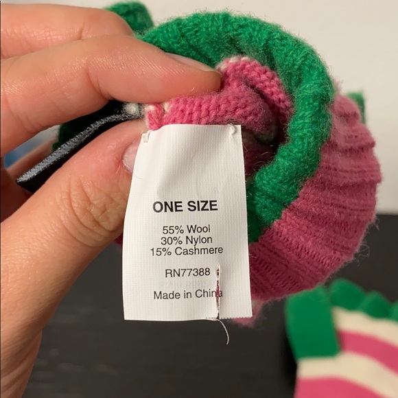 J. Crew Accessories J Crew Striped Mittensgloves Poshmark